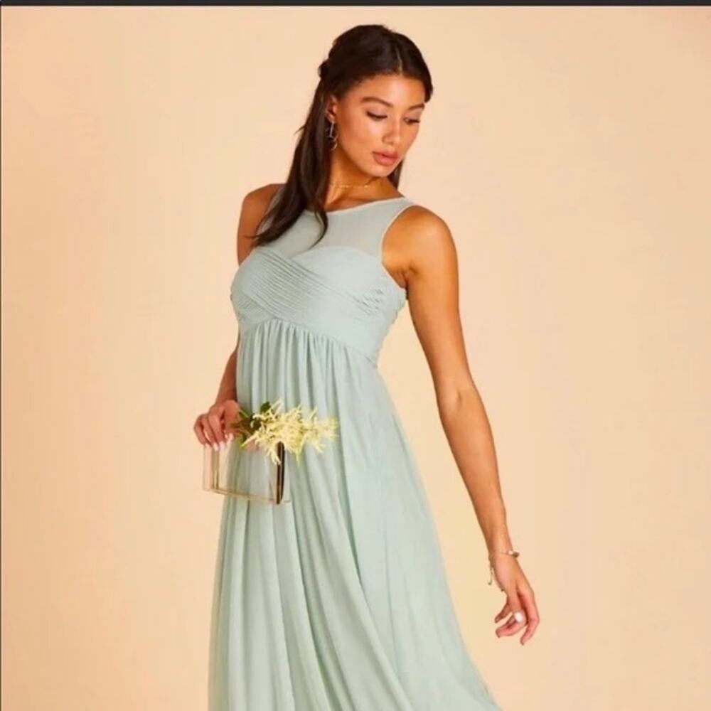 Birdy Grey Ryan Sage Green Bridesmaid Dress Size Medium